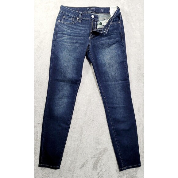 Lucky Brand Denim - Lucky Brand Lolita Low Rise Skinny Jeans Womens 6 Blue Med Wash Stretch Denim